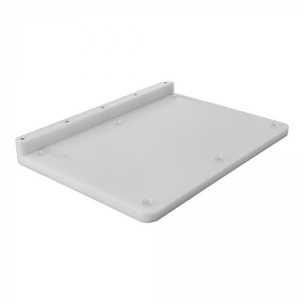 Trancheerplank | HDPE | Wit | Sapgeul | 500x370x50(h)mm