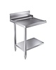CombiSteel Afvoertafel | Voor COM-7280.0045-0046 | Opstaande Rand | 700x750x900(h)mm 