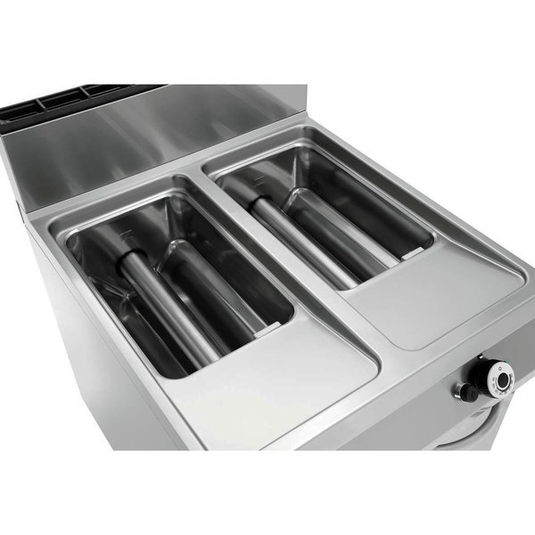 Friteuse | SERIE 900 | Gas | 20+20L | 90°C/190°C | 36kW (230V) | Aftapkranen | 800x900x900(h)mm