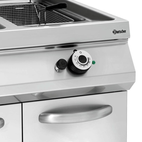 Friteuse | SERIE 900 | Gas | 20+20L | 90°C/190°C | 36kW (230V) | Aftapkranen | 800x900x900(h)mm