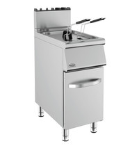CombiSteel Friteuse | BASE 700 | Gas | 15L | 0°C/180°C | 15kW | Aftapkraan | 400x700x900(h)mm 