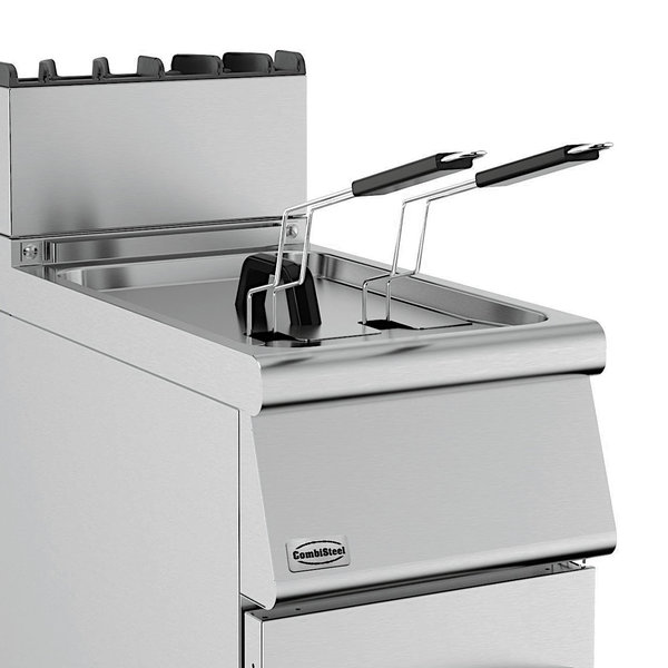 Friteuse | BASE 700 | Gas | 15L | 0°C/180°C | 15kW | Aftapkraan | 400x700x900(h)mm