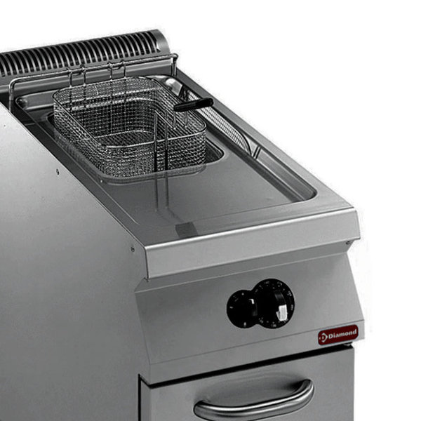 Friteuse | MAXIMA 900 | Gas | 15L | 120°C/190°C | 14kW | Aftapkraan | 400x900x850/920(h)mm