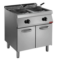 Diamond Friteuse | MAXIMA 700 | Gas | 15+15L | 120°C/190°C | 28kW | Aftapkranen | 800x700x850/920(h)mm 