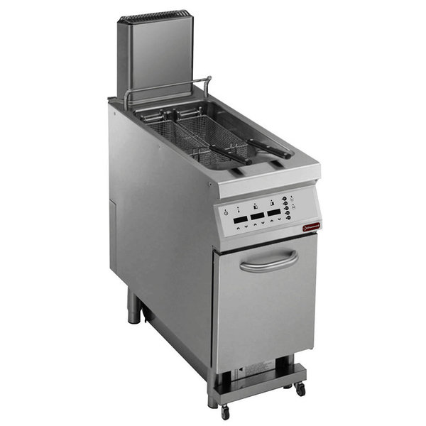 Friteuse | MAXIMA 900 | Gas | 23L | 120°C/190°C | 26kW (230V) | Aftapkraan | 400x900x850/920(h)mm