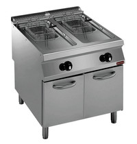 Diamond Friteuse | MAXIMA 900 | Gas | 15+15L | 120°C/190°C | 28kW | Aftapkranen | 800x900x850/920(h)mm 