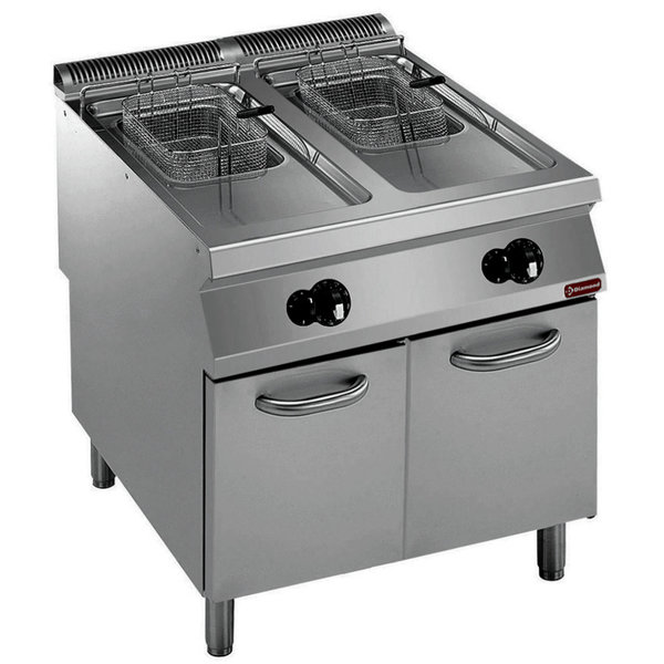 Friteuse | MAXIMA 900 | Gas | 15+15L | 120°C/190°C | 28kW | Aftapkranen | 800x900x850/920(h)mm