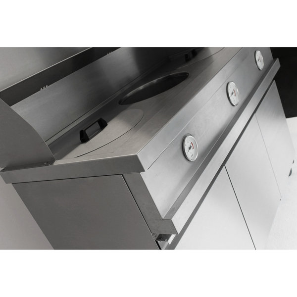 Friteuse | HEAVY DUTY | Gas | 13L | 0°C/200°C | 16kW | Piëzo Ontsteking | Aftapkraan | 535x870x930/1507(h)mm