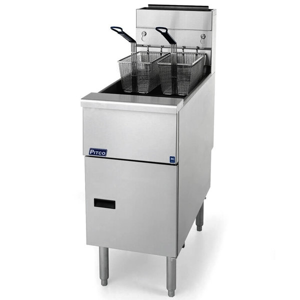 Friteuse | VF35 | Aardgas (BE) | 18L | 20.5kW | Aftapkraan | 397x813x864/1197(h)mm
