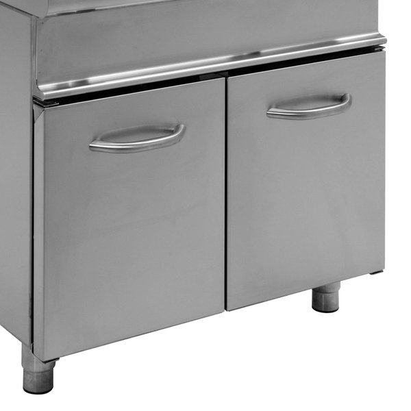 Friteuse | E7/FLG | Gas | 17+17L | 0°C/190°C | 33kW | Piëzo Ontsteking | Aftapkranen | 800x700x850(h)mm