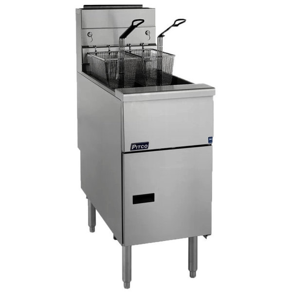 Friteuse | SG14S | Propaangas (NL) | 23L | 32kW | Aftapkraan | 397x876x863/1172(h)mm