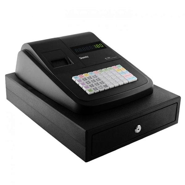 Kassa | ER-180U Small | 16 Preset-Toetsen | 1-Regeldisplays | Bonprinter 57.5mm | Kassalade | 325x420x202(h)mm