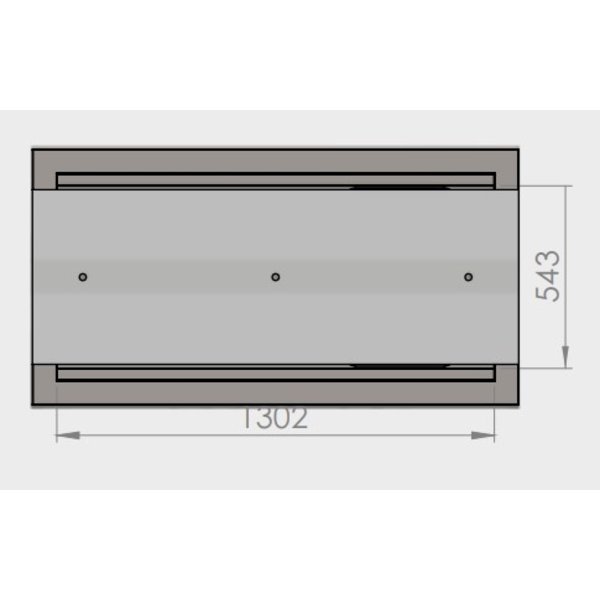 Verwarmde Plaat | 2x GN 1/1 | Geventileerd | +50°C/+80°C | RVS | 0.7kW | 800x760x830(h)mm