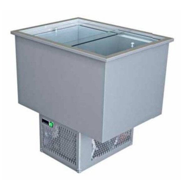 Gekoelde IJsbak | 6x 360x155x200mm | -18°C | RVS | 0.5kW | 1270x660x870(h)mm