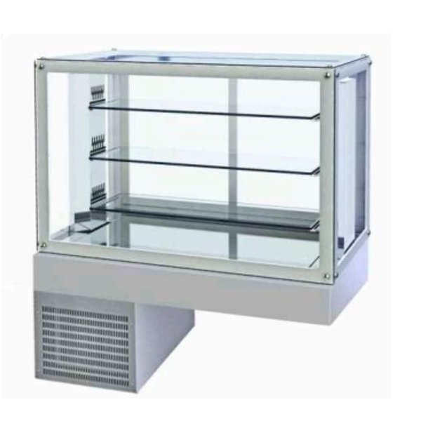 Koelvitrine | 4x GN 1/1 | +2°C/+8°C | RVS | 1kW | 1600x760x1690(h)mm