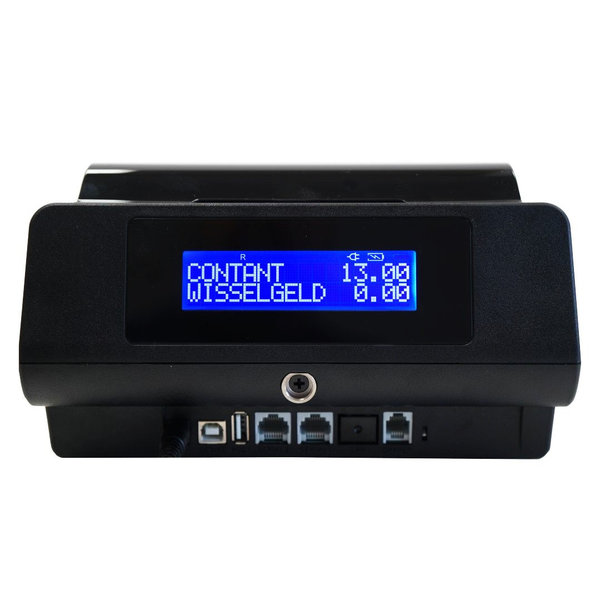 Mobiele Kassa | ER-230BEJ | 12 Preset-Toetsen | 2-Regeldisplays | Bonprinter 57.5mm | 225x326x124(h)mm