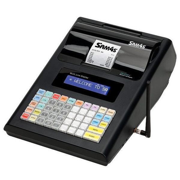 Mobiele Kassa | ER-230BEJ | 12 Preset-Toetsen | 2-Regeldisplays | Bonprinter 57.5mm | 225x326x124(h)mm