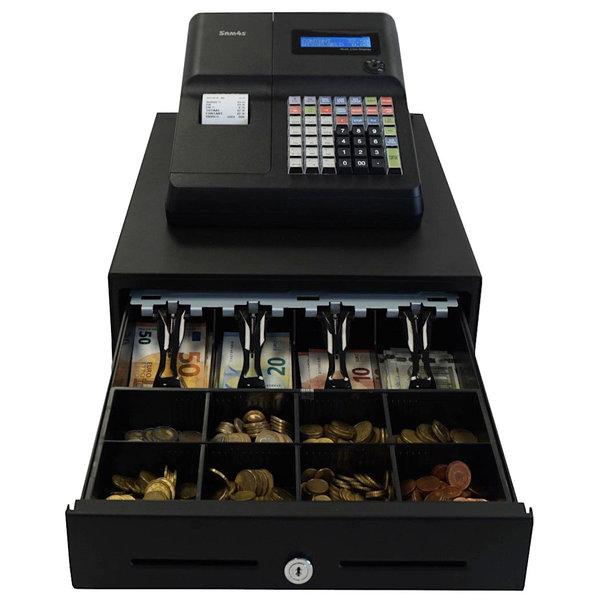 Kassa | ER-260BEJ | 12 Preset-Toetsen | 2-Regeldisplays | Bonprinter 57.5mm | Kassalade | 400x450x240(h)mm