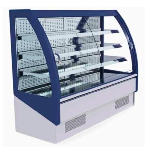 Wandkoeling | +2°C/+8°C | Geforceerd | 4 Schappen | Schuifdeuren | 1.4kW | 1600x800x1600(h)mm