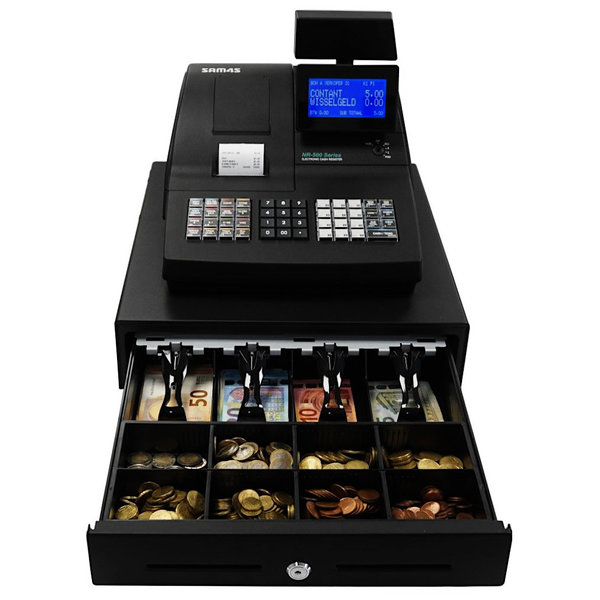 Kassa | NR-510RB | 12 Preset-Toetsen | 8-/2-Regeldisplays | Bonprinter 57.5mm | Kassalade | 400x450x266(h)mm