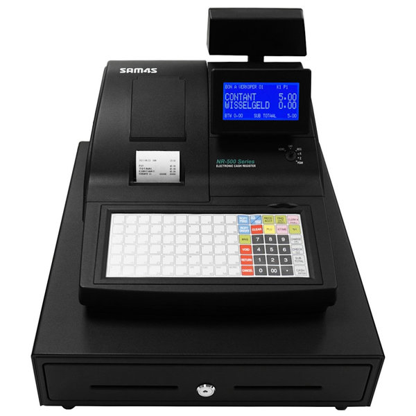 Kassa | NR-510B | 60 Preset-Toetsen | 8-/2-Regeldisplays | Bonprinter 57.5mm | Kassalade | 400x450x266(h)mm
