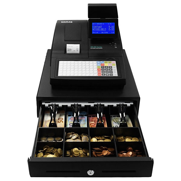 Kassa | NR-510B | 60 Preset-Toetsen | 8-/2-Regeldisplays | Bonprinter 57.5mm | Kassalade | 400x450x266(h)mm