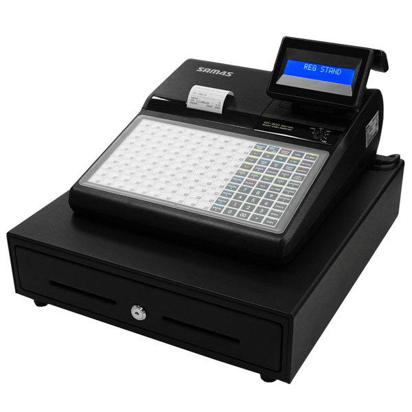 Kassa | ER-920 | 100 Preset-Toetsen | 2-/1-Regeldisplays | Bonprinter 57.5mm | Kassalade | 400x450x279(h)mm