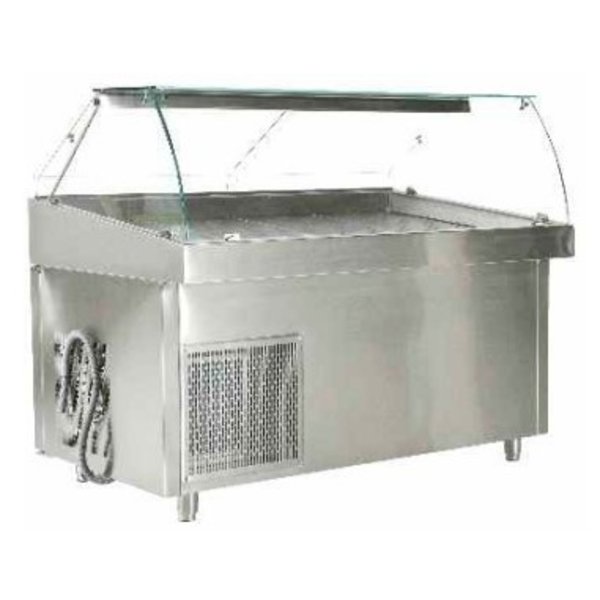 Viskoeltoonbank | Met Onderkast 1/1 GN | RVS | 0°C/+2°C | Geforceerd | 0.59kW | 1410x900x1170(h)mm