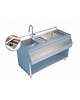 Luxus Bar-/Cocktailstation | RVS | Onderbar | Spoelbak + Glazenspoeler | 1500x700x860(h)mm 