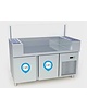 Luxus Bar-/Cocktailstation | RVS  | 2 Gekoelde Onderkasten | +2°C/+8°C | 0.435kW | 1410x700x900/1300(h)mm 