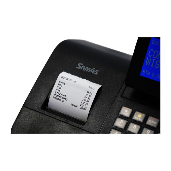 Kassa | NR-420 | 8 Preset-Toetsen | 8-/2-Regeldisplays | Bonprinter 57.5mm | 260x210x170(h)mm