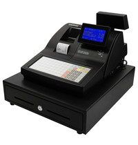 SAM4S Kassa | NR-520B | 60 Preset-Toetsen | 8-/2-Regeldisplays | 2x Bonprinter 57.5mm | Kassalade | 400x450x266(h)mm