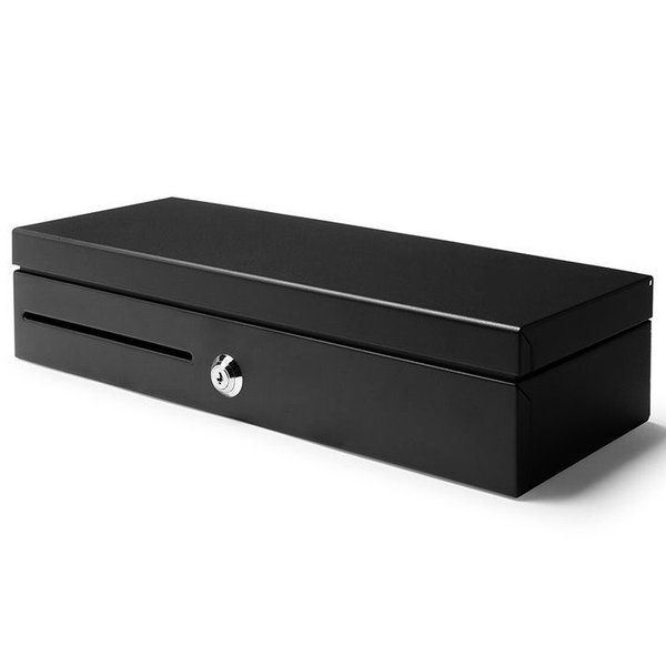 Kassalade | FlipTop DT Standaard | Zwart | 8 Muntvakken + 5 Biljetvakken | Handmatig | 460x170x100(h)mm