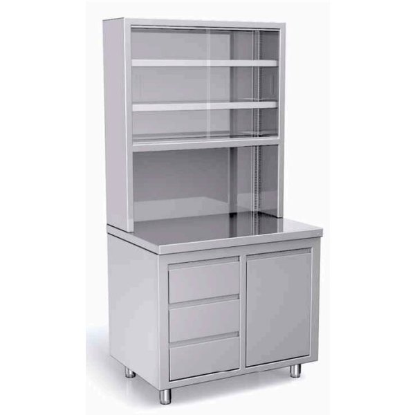 Opbergkast | Met Laden + Werkbank | 1410x700x2000(h)mm