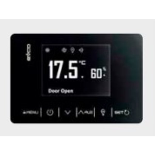 Rijpingskast | 1400L | RVS + Glazen Deur | Zwart | Geventileerd | 0.75kW | 230V | 1440x850x2120(h)mm