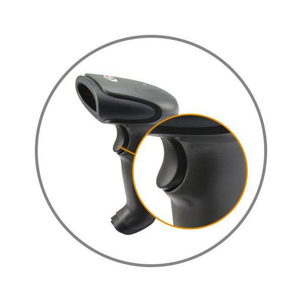 Barcodescanner | XL-9309 | Mobiel (Draadloos) | 1D-Laser | 300/sec | USB | 170x71x96(h)mm