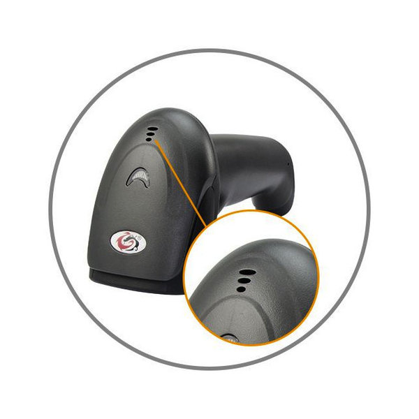 Barcodescanner | XL-9309 | Mobiel (Draadloos) | 1D-Laser | 300/sec | USB | 170x71x96(h)mm