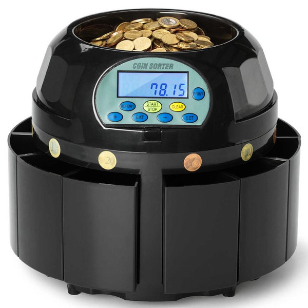 Munttelmachine | SERIE 909 | 700/min | Invoer 800 / Opvang 400 Munten | 302x278x258(h)mm