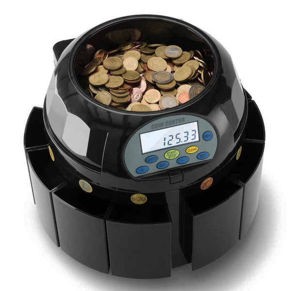 Munttelmachine | SERIE 909 | 700/min | Invoer 800 / Opvang 400 Munten | 302x278x258(h)mm