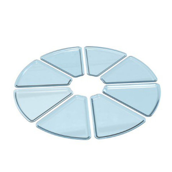 Drop-In Koelvitrine (360°) | RVS | +4°C/+8°C | Statisch | Zelfbediening | 950x950x750(h)mm