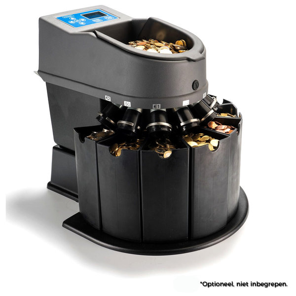 Munttelmachine | PRO 801-M | 1800/min | Invoer 800 Munten / Opvang Onbeperkt | 280x460x320(h)mm