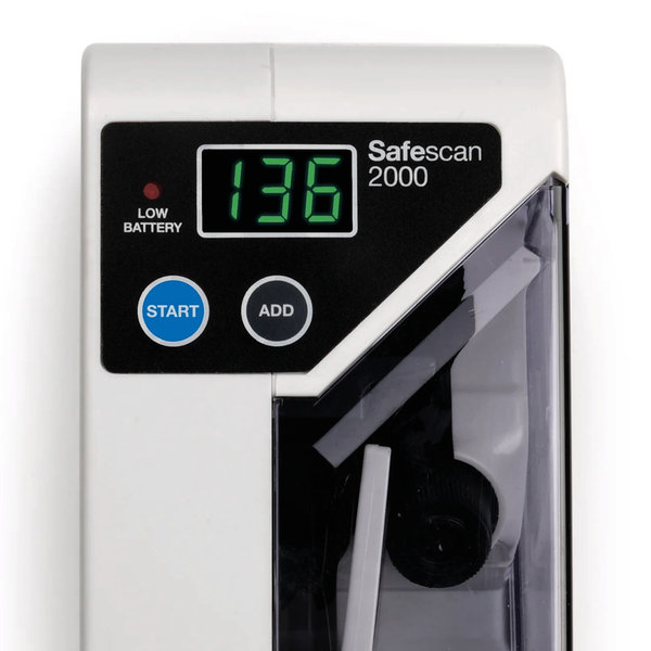 Draagbare Biljettelmachine | 2000 | 600/min. | Zonder Valsgelddetectie | 102x190x75(h)mm