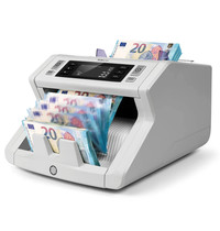 Safescan Biljettelmachine | 2210 | 1000/min. | Invoer 300 / Opvang 200 Biljetten | Valsgelddetectie (2-Voudig) | 250x295x184(h)mm 