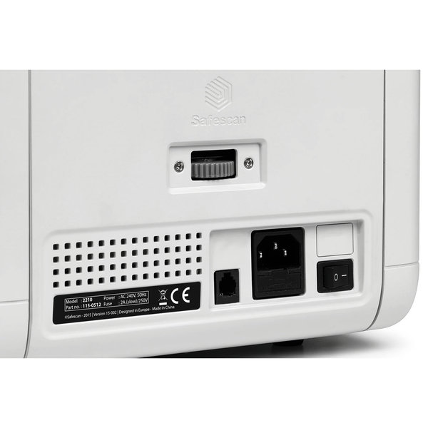 Biljettelmachine | 2210 | 1000/min. | Invoer 300 / Opvang 200 Biljetten | Valsgelddetectie (2-Voudig) | 250x295x184(h)mm