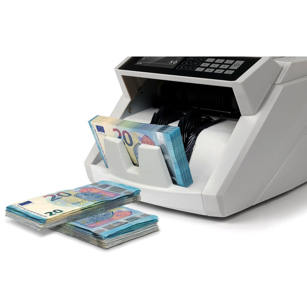 Biljettelmachine | 2465-S | 1000/min. | Invoer 300 / Opvang 220 Biljetten | Valsgelddetectie (ECB-Gecertificeerd) | 261x311x195(h)mm