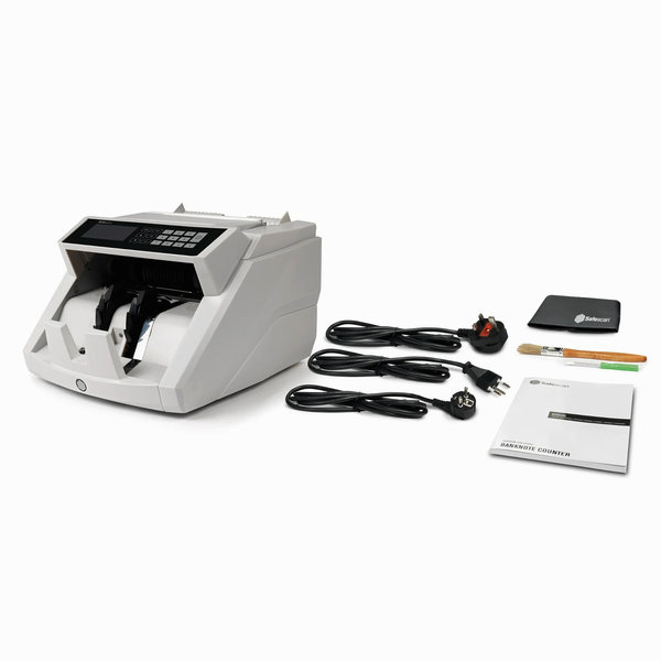 Biljettelmachine | 2465-S | 1000/min. | Invoer 300 / Opvang 220 Biljetten | Valsgelddetectie (ECB-Gecertificeerd) | 261x311x195(h)mm