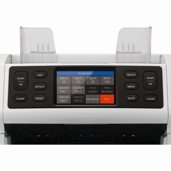 Biljettelmachine | 2850 | 1500/min. | Invoer 500 / Opvang 220 Biljetten | Valsgelddetectie (3-Voudig) | Touchscreen | 259x254x255(h)mm