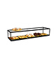 SAYL Vitrine | Zwart | Neutraal | Demonteerbaar | 920x330x215(h)mm 