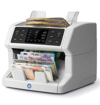 Safescan Biljettelmachine | 2865-S | 1200/min. | Invoer 500 / Opvang 220 Biljetten | Valsgelddetectie (ECB-Gecertificeerd) | Touchscreen | 259x254x255(h)mm 