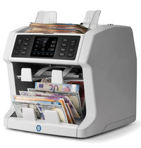 Safescan Biljettelmachine | 2985-SX | 1200/min. | Invoer 500 / Opvang 220 Biljetten | Valsgelddetectie (ECB-Gecertificeerd) | Touchscreen | 300x271x293(h)mm 
